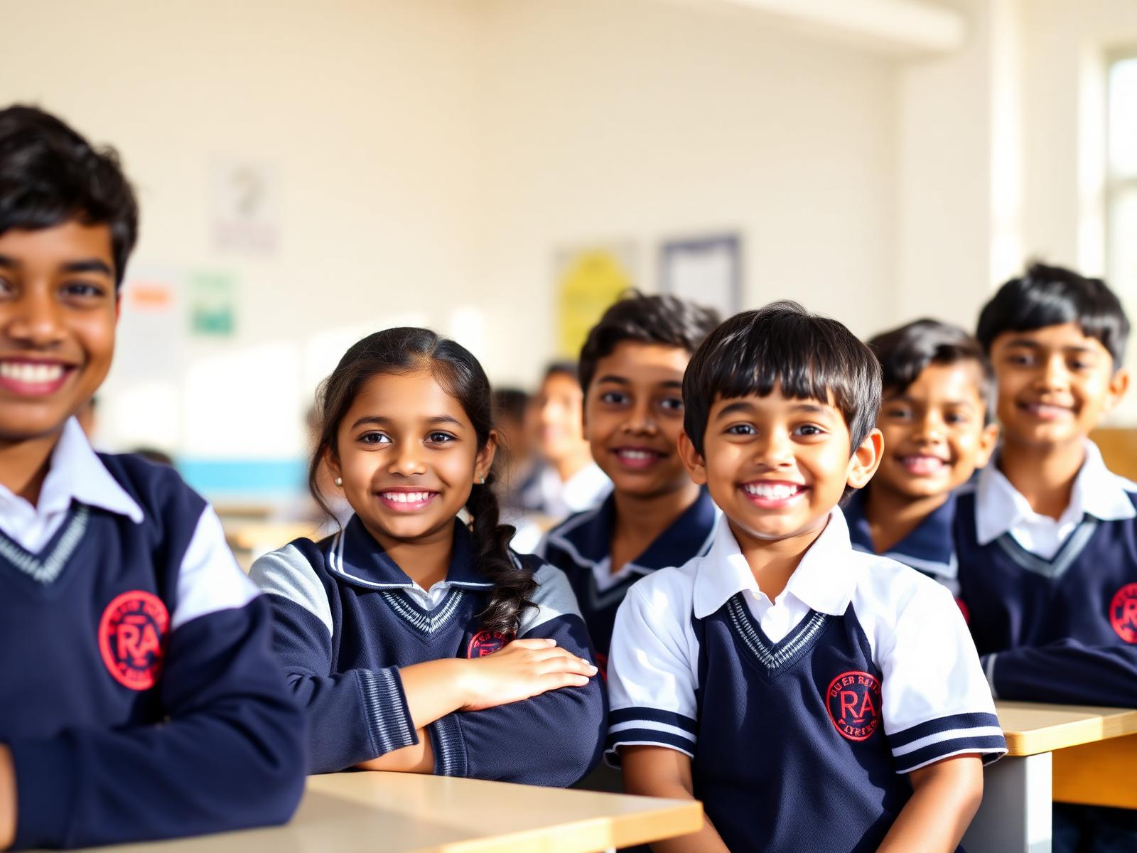 Students at AL Falah Model School